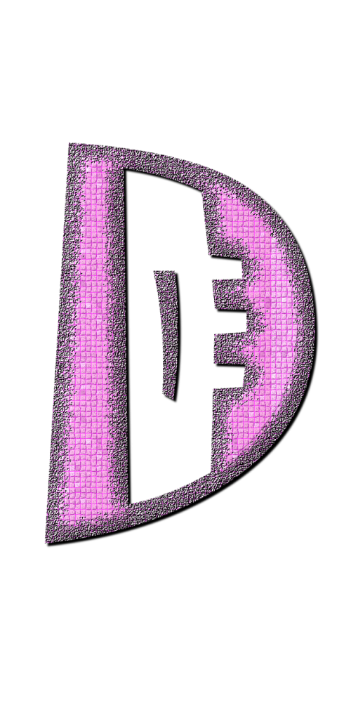 d letter alphabet
