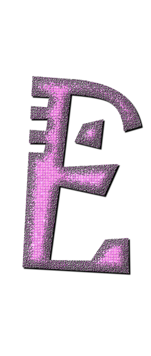 e letter alphabet