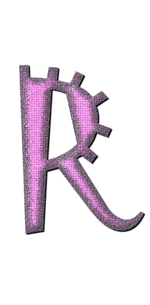 r letter alphabet