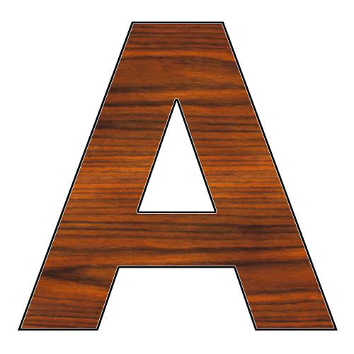 letter wood alphabet