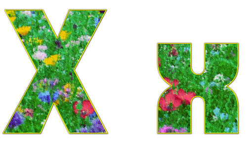 x letter alphabet