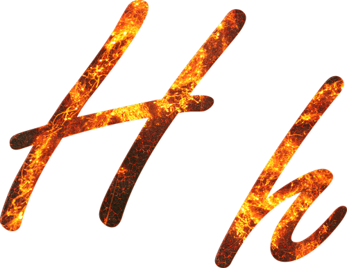 letter  h  fire