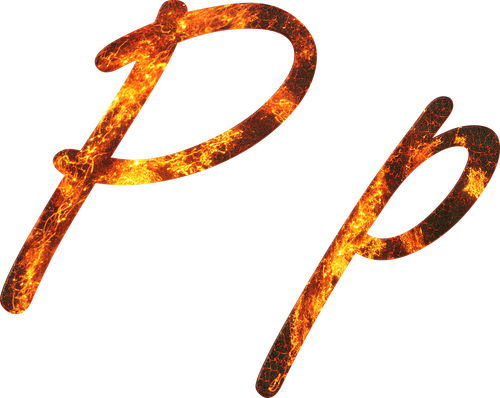 letter  p  fire