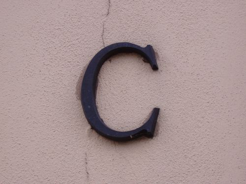letter c iron