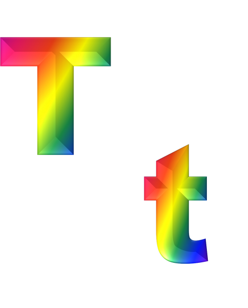 letter t 3d