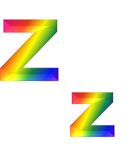 letter z 3d