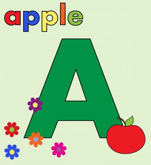 letter a alphabet letter a a