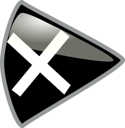 letter x shield logo