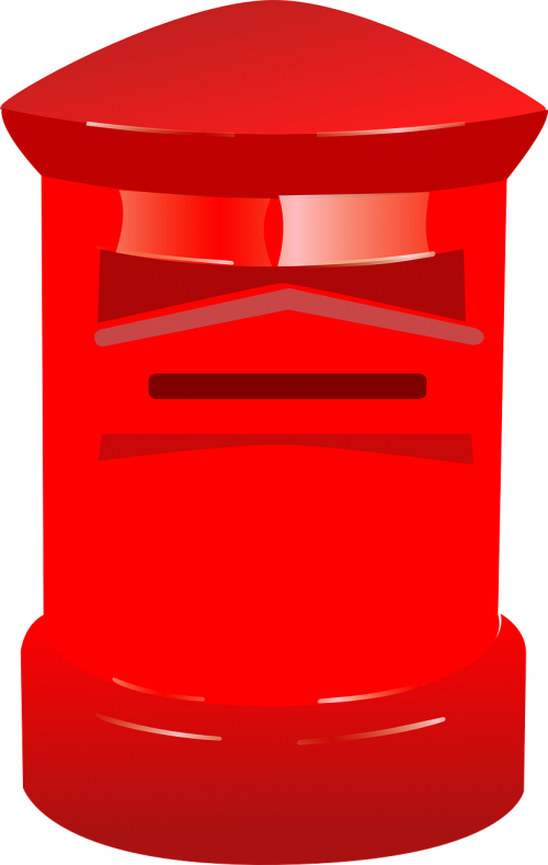 letterbox postbox red