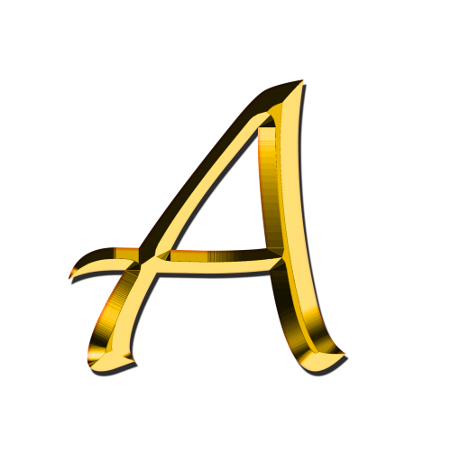 letters abc a