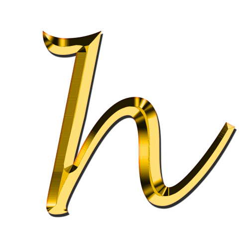 letters abc h