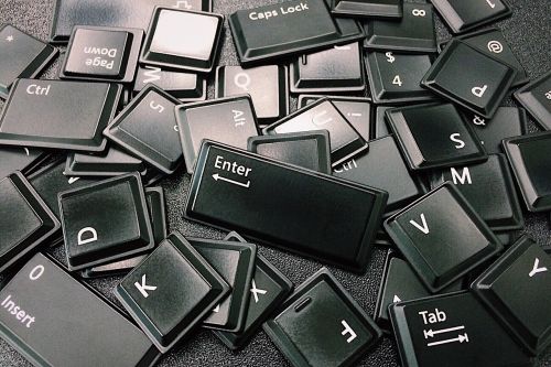 letters keys keyboard