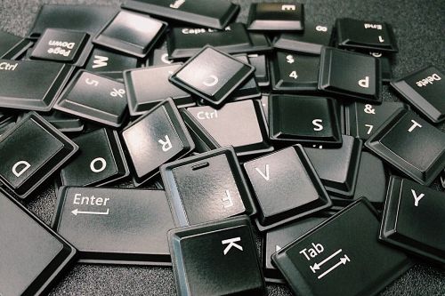 letters keys keyboard