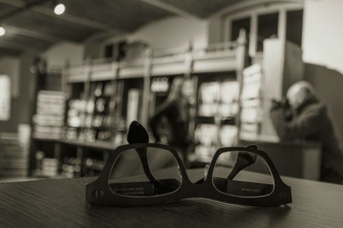 library glasses reading glasses