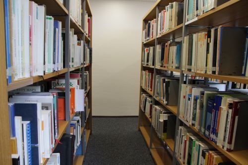 library books shelf