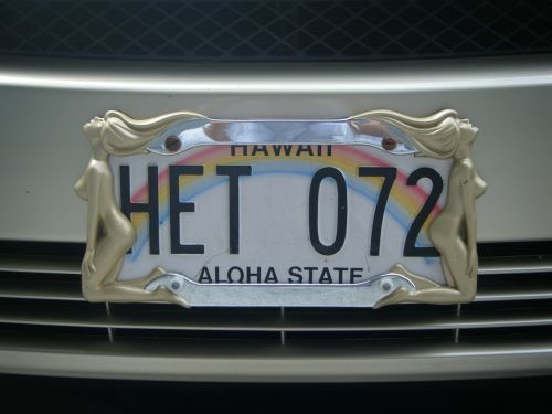 license plate hawaii big iland