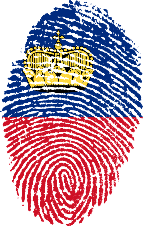 liechtenstein flag fingerprint