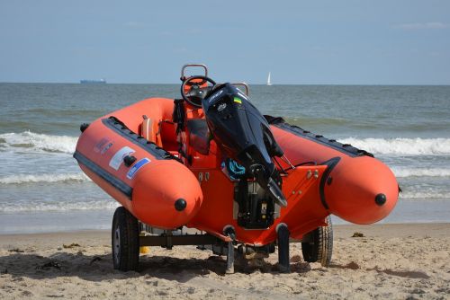 lifeboat sea beach