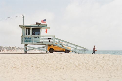 lifeguard tower beach