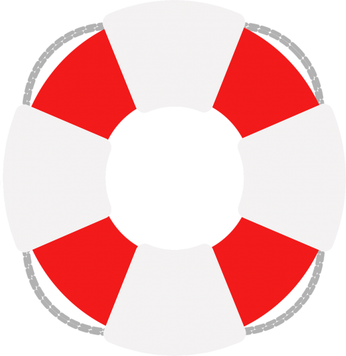 lifesaver safety buoy white