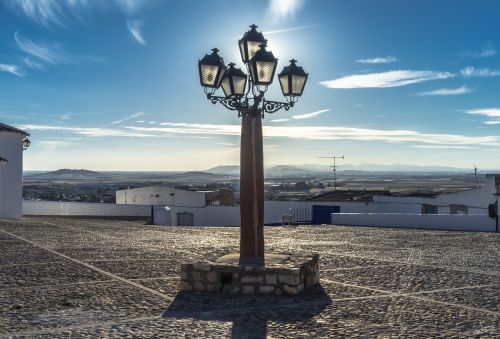 light sunset lantern