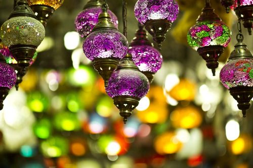 light color chandelier