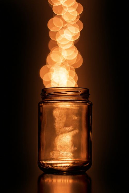 light sparkle jar