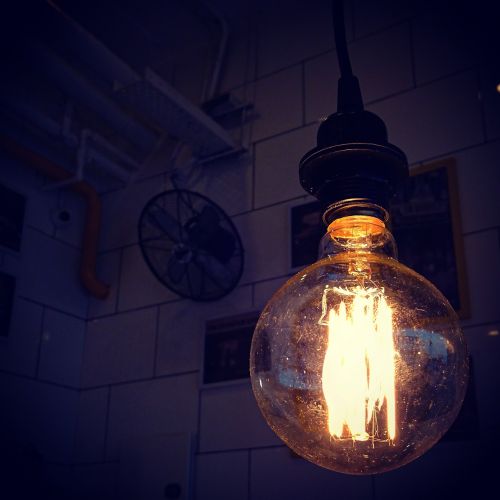 light bulb spark