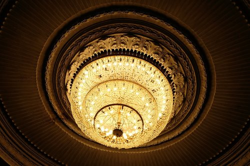 light  chandelier  architecture