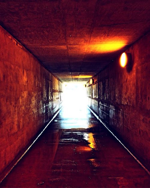 light tunnel corridor