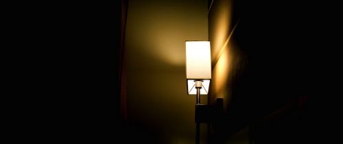 light lamp dark