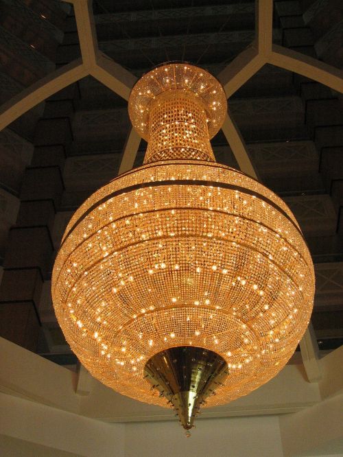 light chandelier interior