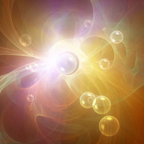 Light And Bubble Background
