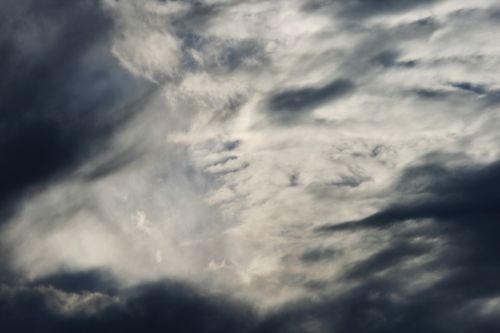 Light And Shadow On Clouds