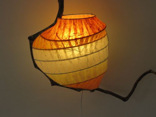 light art lamp natural materials