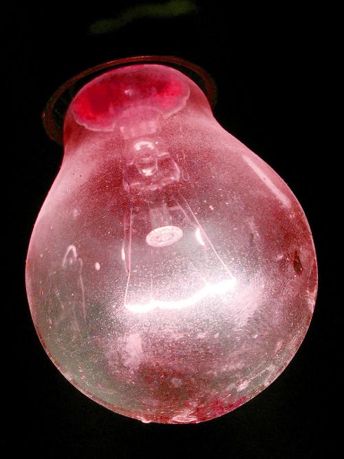light bulb pear light