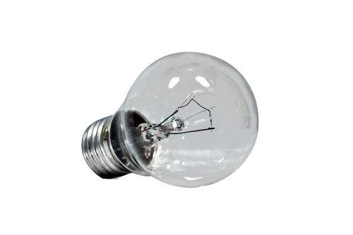 light bulb isolated transparent