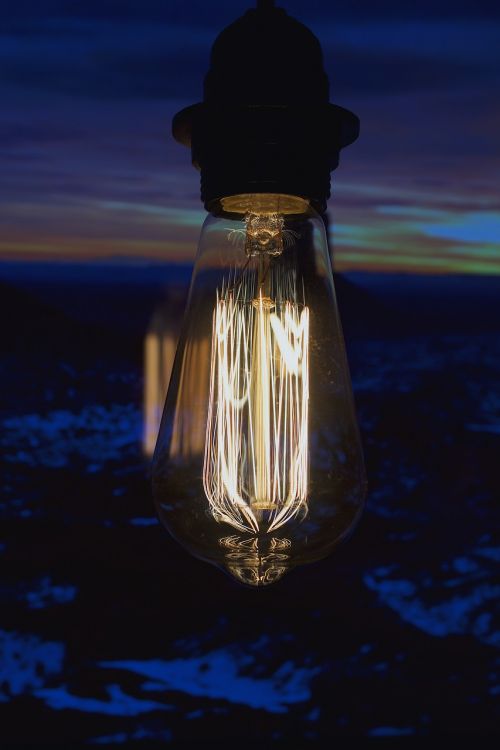 light bulb filament vintage lamp
