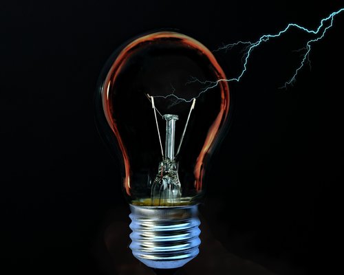 light bulb  current  flashes