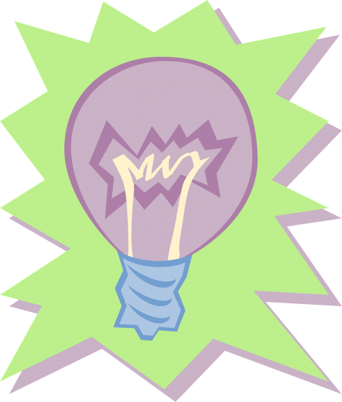 light bulb electric idea