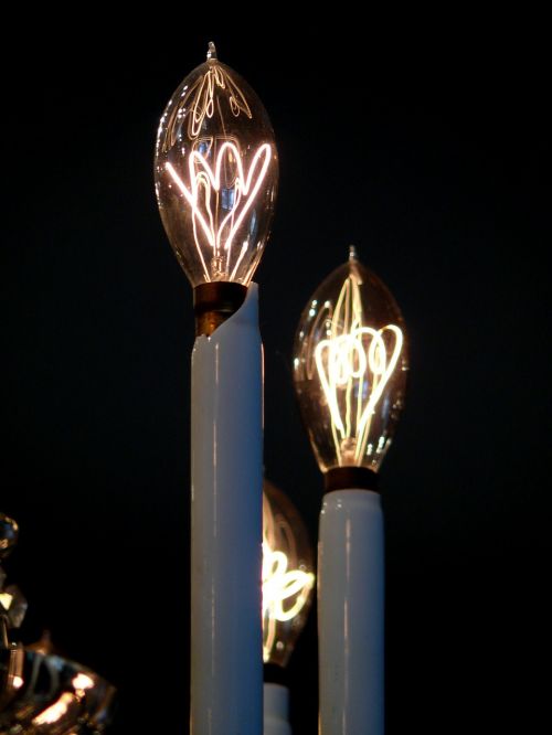 light bulb light filament