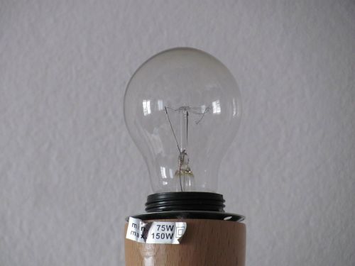 light bulb light energy