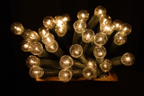 light bulbs christmas decorations light