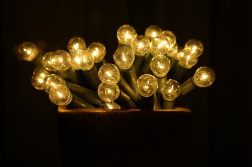 light bulbs christmas decorations light