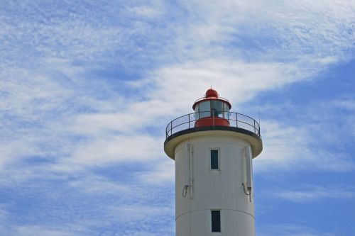Light Cloud Behind Lighthouse