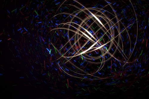 light coloring led lights abstract
