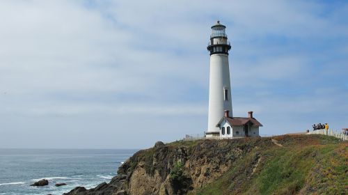 light house ocean white light house