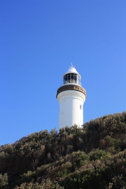 light-house coast sky