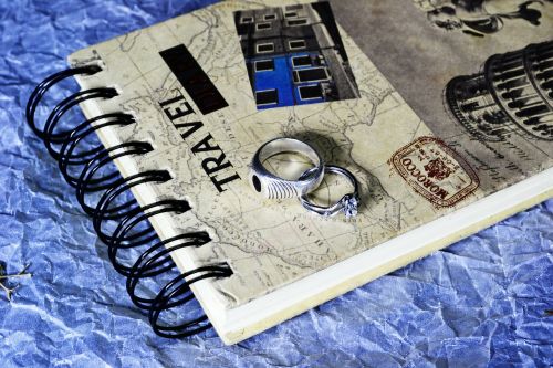 light painting notebook ring