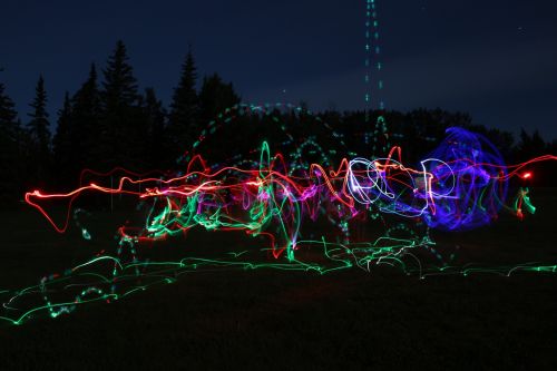 Light Painting Abstract